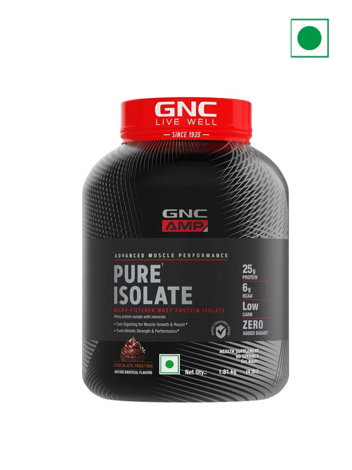 GNC AMP Pure Isolate 4 lbs - Chocolate Frosting Flavour